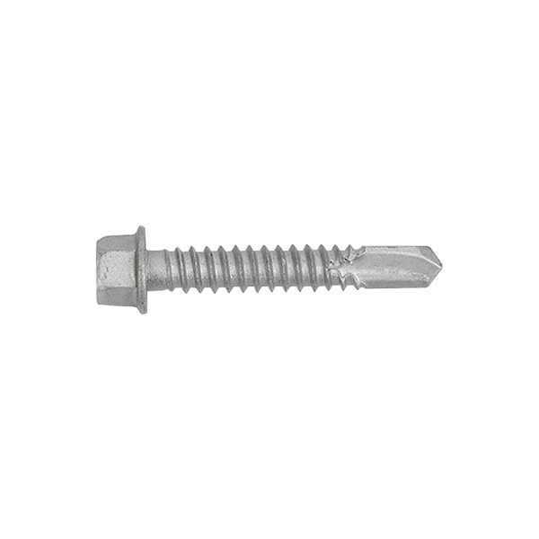 Hex Washer Head Self-Drilling Screw, Medium Duty