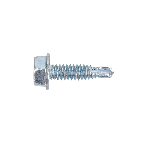 Hex Flange Head Self-Drilling Screw, Fine Thread