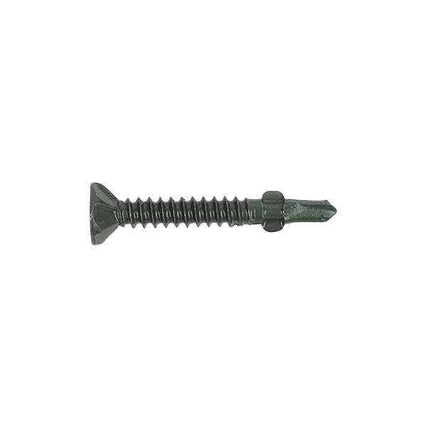 Flat Head Self-Drilling Screw, With Wing